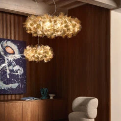 Slamp Clizia Mama Non Mama Pendel Ø78cm Gold/klar 4 Slamp Clizia Mama Non Mama Pendel Ø78cm Gold/klar -Slamp 10013418 2