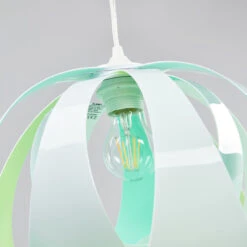 Slamp Goccia Di Luce Pendelleuchte, Blau-grün 7 Slamp Goccia Di Luce Pendelleuchte, Blau-grün -Slamp 8503006 5