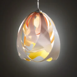 Slamp Goccia Di Luce Pendelleuchte, Gelb-rot