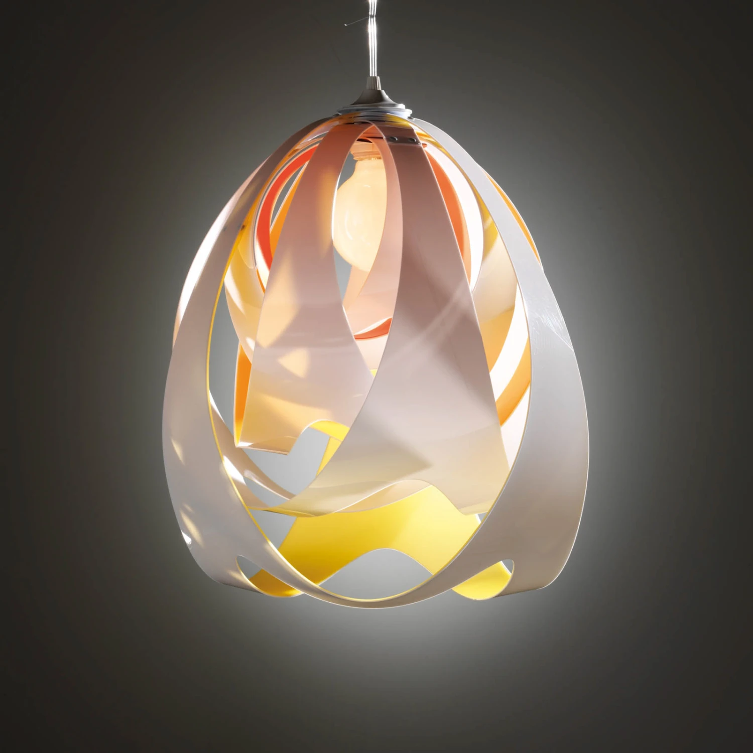 Slamp Goccia di Luce Pendelleuchte, gelb-rot Slamp Goccia Di Luce Pendelleuchte, Gelb-rot -Slamp 8503007