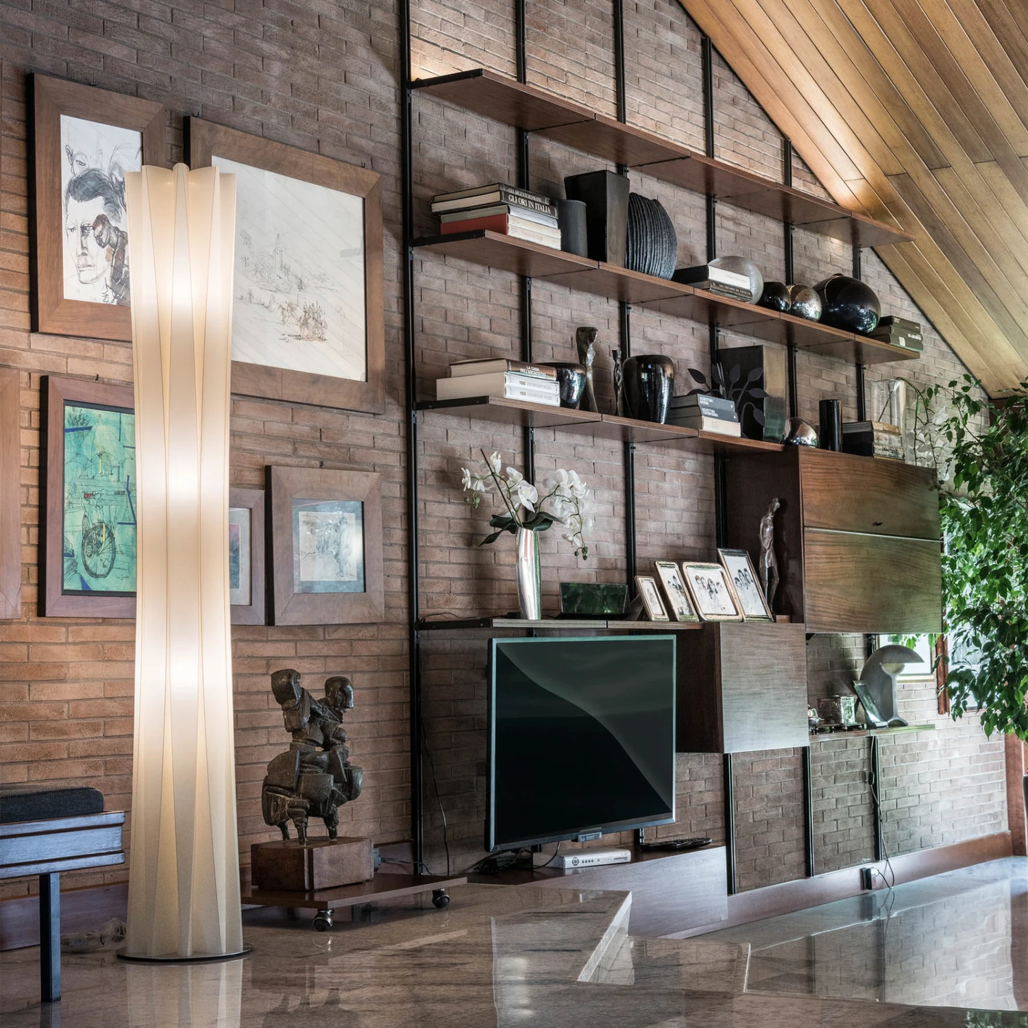 Slamp Bach Stehleuchte, Höhe 184 cm, gold Slamp Bach Stehleuchte, Höhe 184 Cm, Gold -Slamp 8503059 3