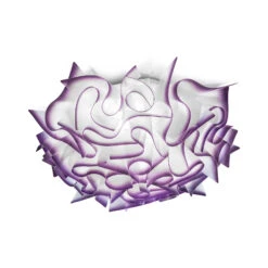 Slamp Veli - Designer-Wandleuchte, Ø 32cm, Pflaume 3 Slamp Veli - Designer-Wandleuchte, Ø 32cm, Pflaume -Slamp 8503143 1