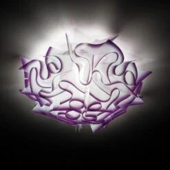 Slamp Veli - Designer-Wandleuchte, Ø 32cm, Pflaume 7 Slamp Veli - Designer-Wandleuchte, Ø 32cm, Pflaume -Slamp 8503143 5