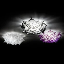 Slamp Veli - Designer-Wandleuchte, Ø 32cm, Pflaume 8 Slamp Veli - Designer-Wandleuchte, Ø 32cm, Pflaume -Slamp 8503143 6