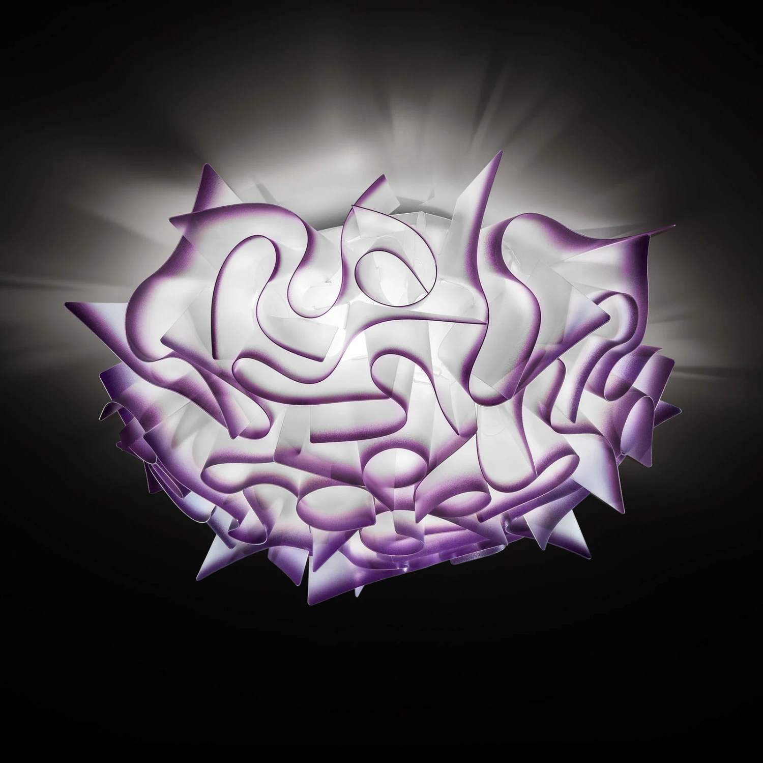 Slamp Veli - Designer-Wandleuchte, Ø 32cm, pflaume Slamp Veli - Designer-Wandleuchte, Ø 32cm, Pflaume -Slamp 8503143