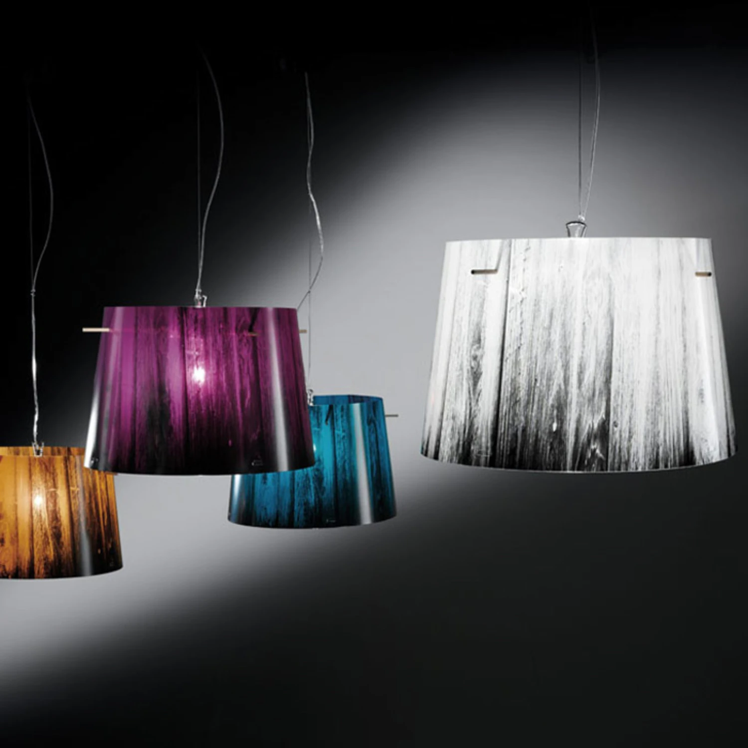 Slamp Woody - Farbverlauf-Hängeleuchte, purple Slamp Woody - Farbverlauf-Hängeleuchte, Purple -Slamp 8503152 5