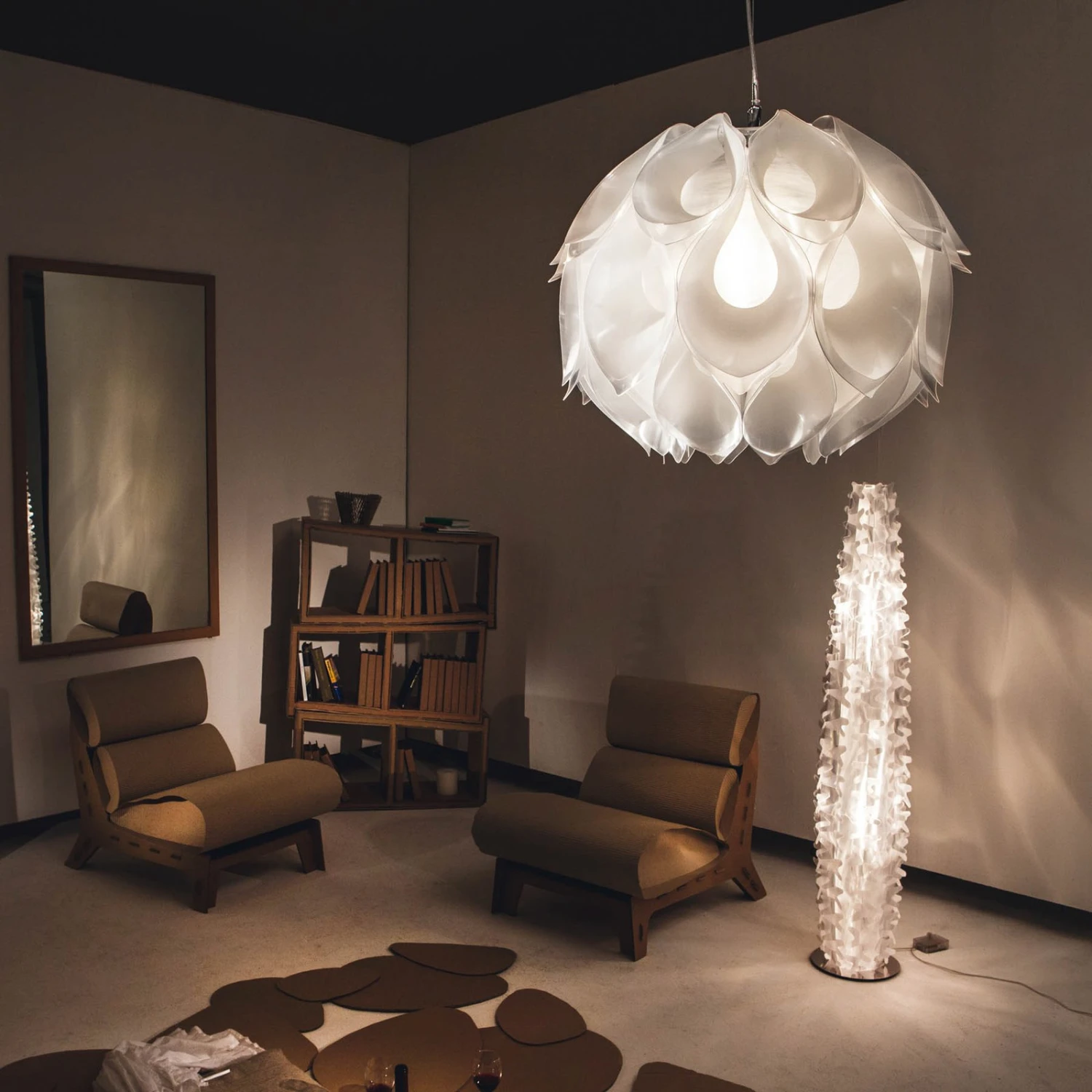 Slamp Flora M - Designer-Hängeleuchte, weiß Slamp Flora M - Designer-Hängeleuchte, Weiß -Slamp 8503168 4