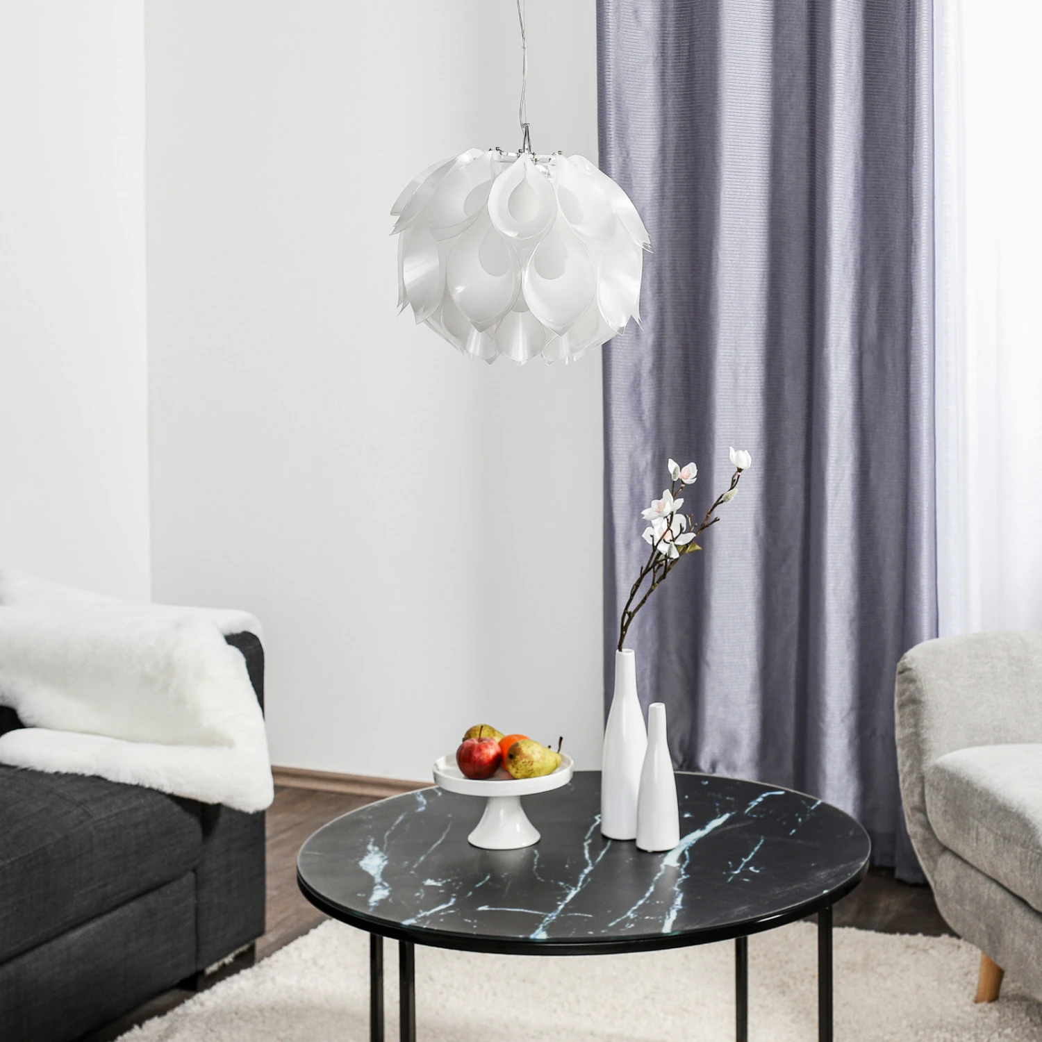 Slamp Flora S - Designer-Hängelampe, weiß Slamp Flora S - Designer-Hängelampe, Weiß -Slamp 8503172 3