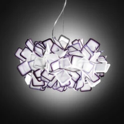 Slamp Clizia - Designer-Pendelleuchte, Lila