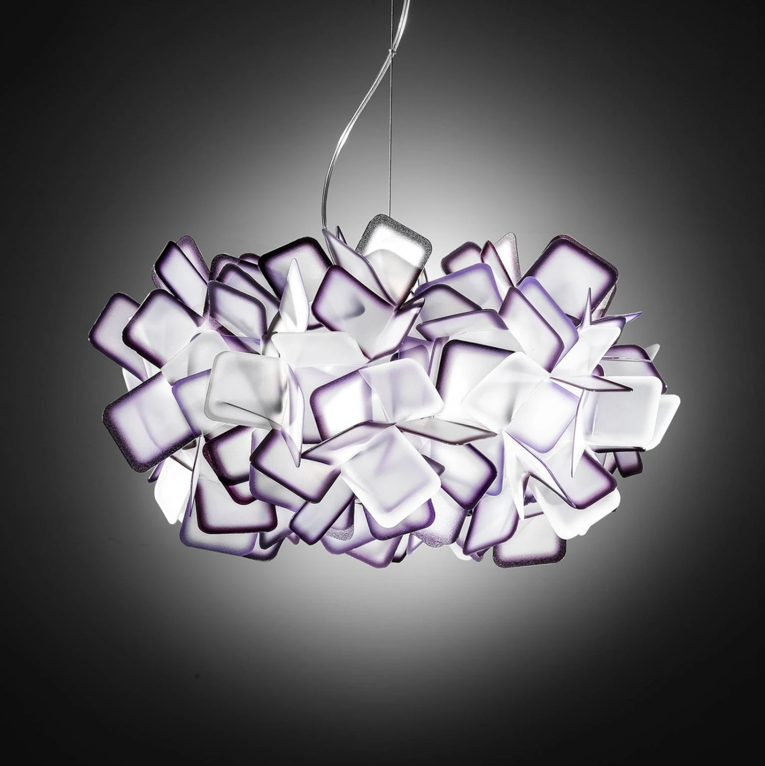 Slamp Clizia - Designer-Pendelleuchte, lila Slamp Clizia - Designer-Pendelleuchte, Lila -Slamp 8503182