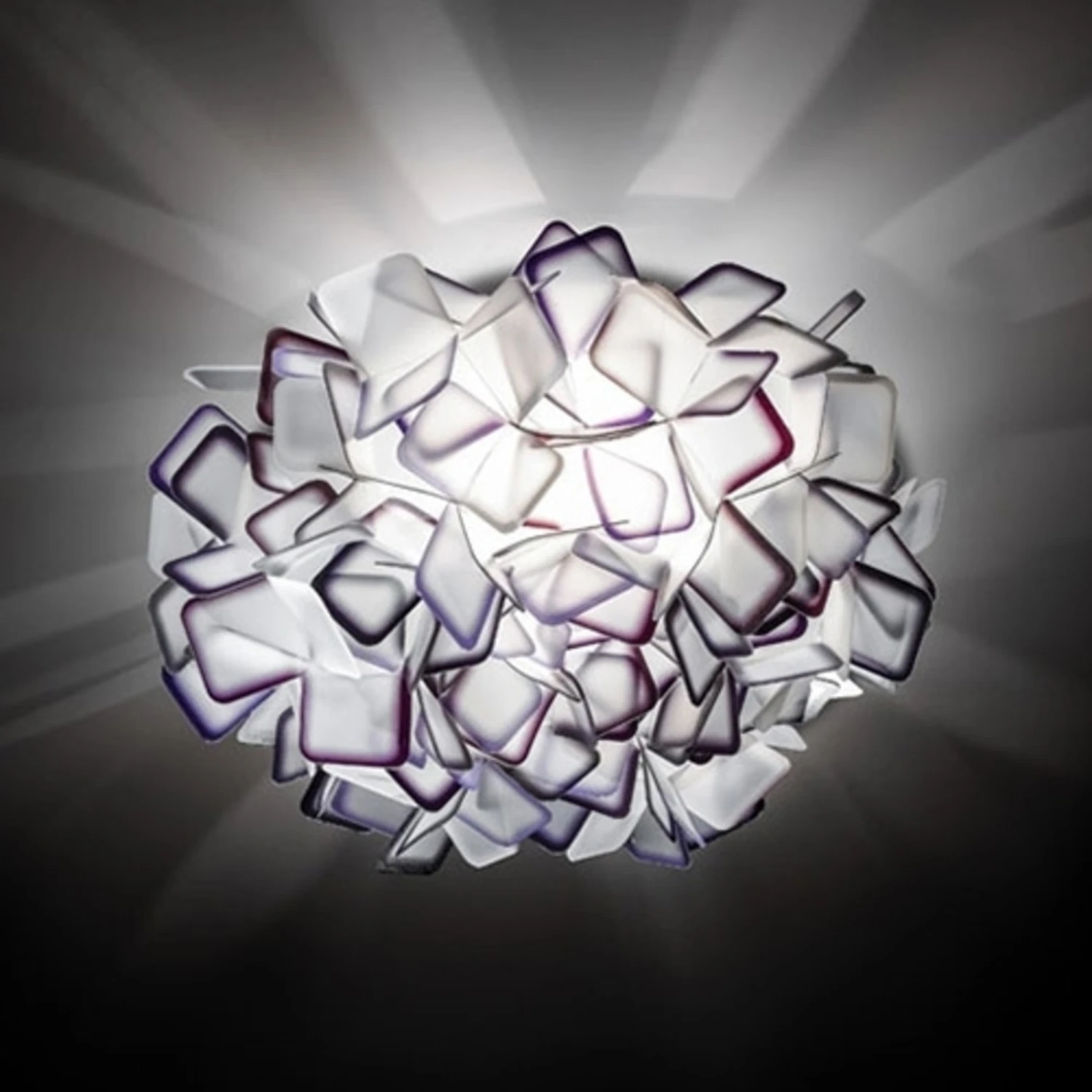 Slamp Clizia - Designer-Wandleuchte, lila Slamp Clizia - Designer-Wandleuchte, Lila -Slamp 8503186