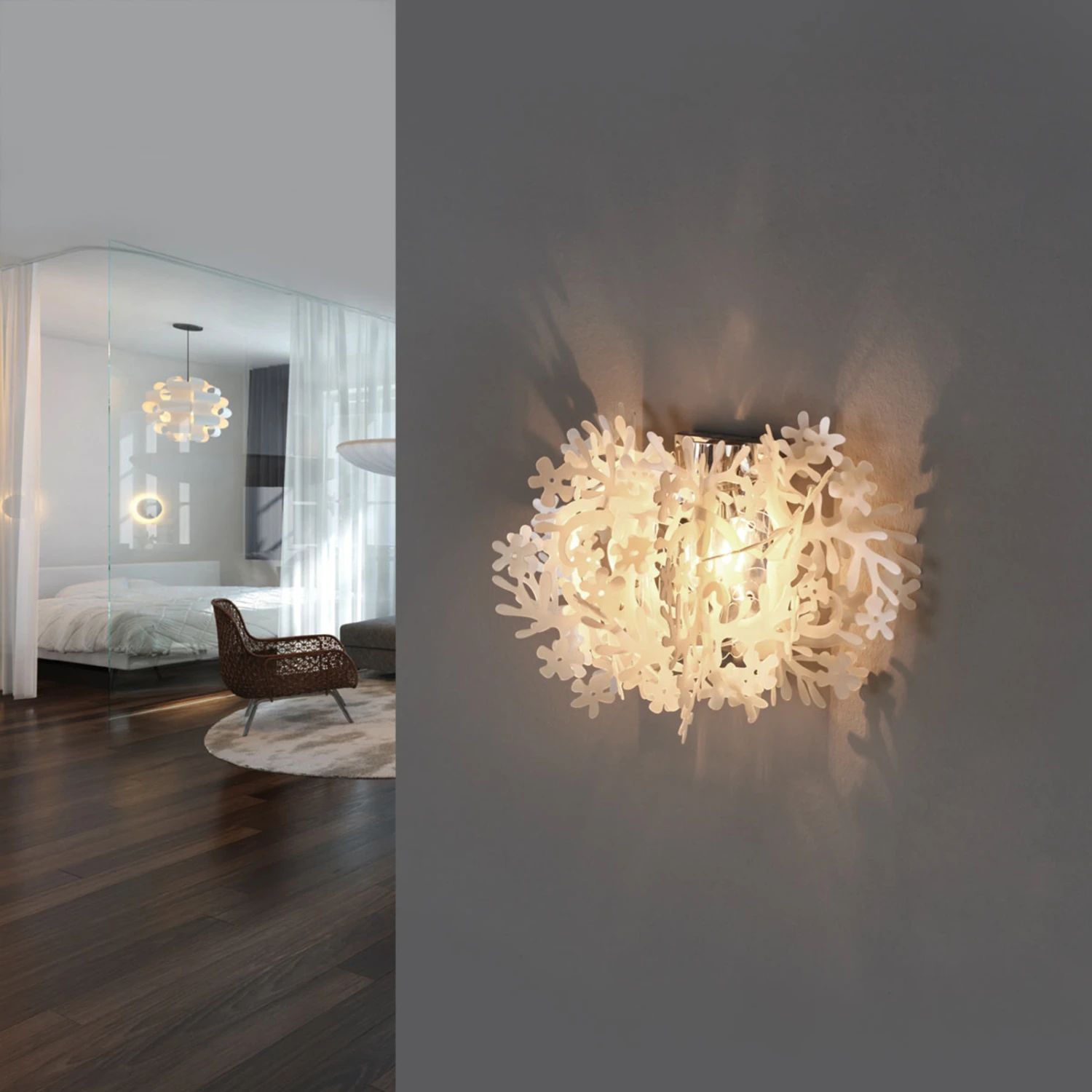 Slamp Fiorella Mini - Design-Wandlampe Slamp Fiorella Mini - Design-Wandlampe -Slamp 8503192 1