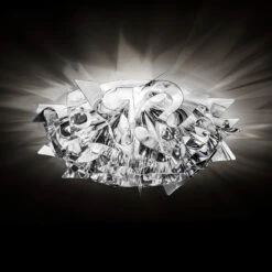 Slamp Veli Mini Design-Deckenleuchte Ø 32cm Silber