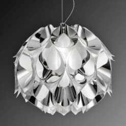 Slamp Flora - Design-Hängeleuchte, Silber, 50 Cm
