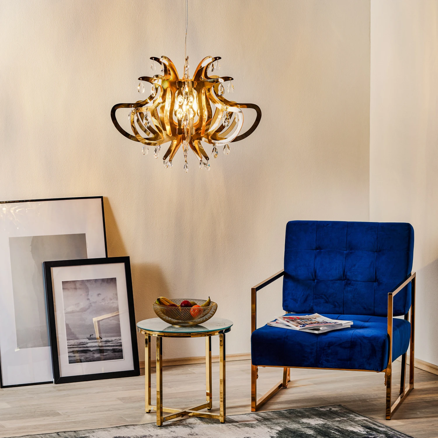 Slamp Lillibet - goldene Designer-Pendelleuchte Slamp Lillibet - Goldene Designer-Pendelleuchte -Slamp 8503240 2