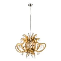 Slamp Lillibet - Goldene Designer-Pendelleuchte 7 Slamp Lillibet - Goldene Designer-Pendelleuchte -Slamp 8503240 5