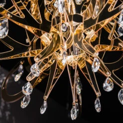 Slamp Lillibet - Goldene Designer-Pendelleuchte 9 Slamp Lillibet - Goldene Designer-Pendelleuchte -Slamp 8503240 7