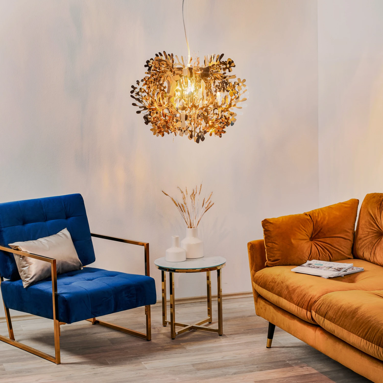 Slamp Fiorella - Designer-Pendellampe, gold Slamp Fiorella - Designer-Pendellampe, Gold -Slamp 8503243 1