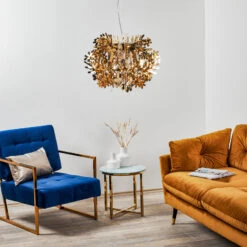 Slamp Fiorella - Designer-Pendellampe, Gold 4 Slamp Fiorella - Designer-Pendellampe, Gold -Slamp 8503243 2