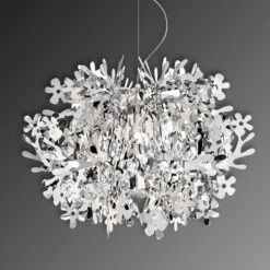 Slamp Fiorella - Designer-Pendellampe, Silber