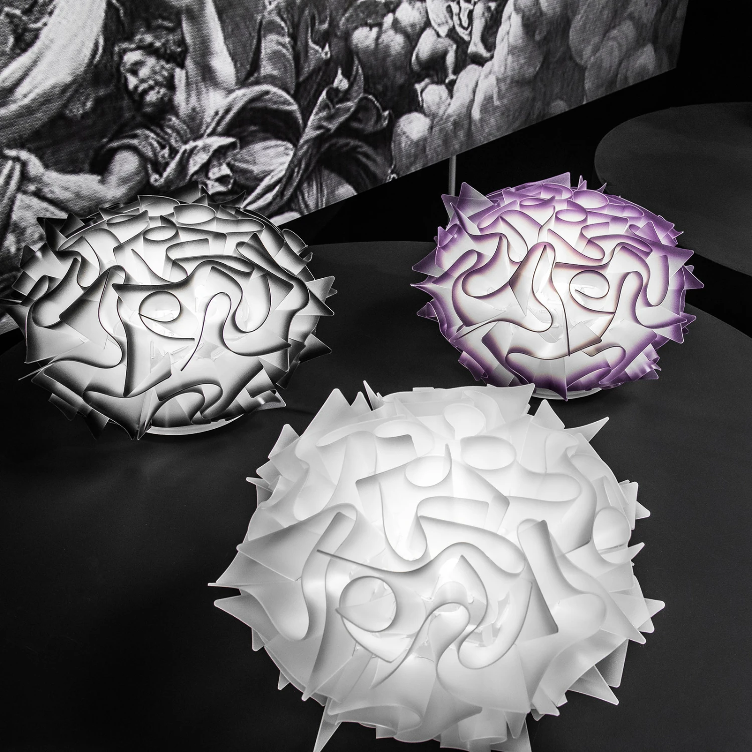 Slamp Veli Design-Tischleuchte Ø 32cm pflaume Slamp Veli Design-Tischleuchte Ø 32cm Pflaume -Slamp 8503251 4