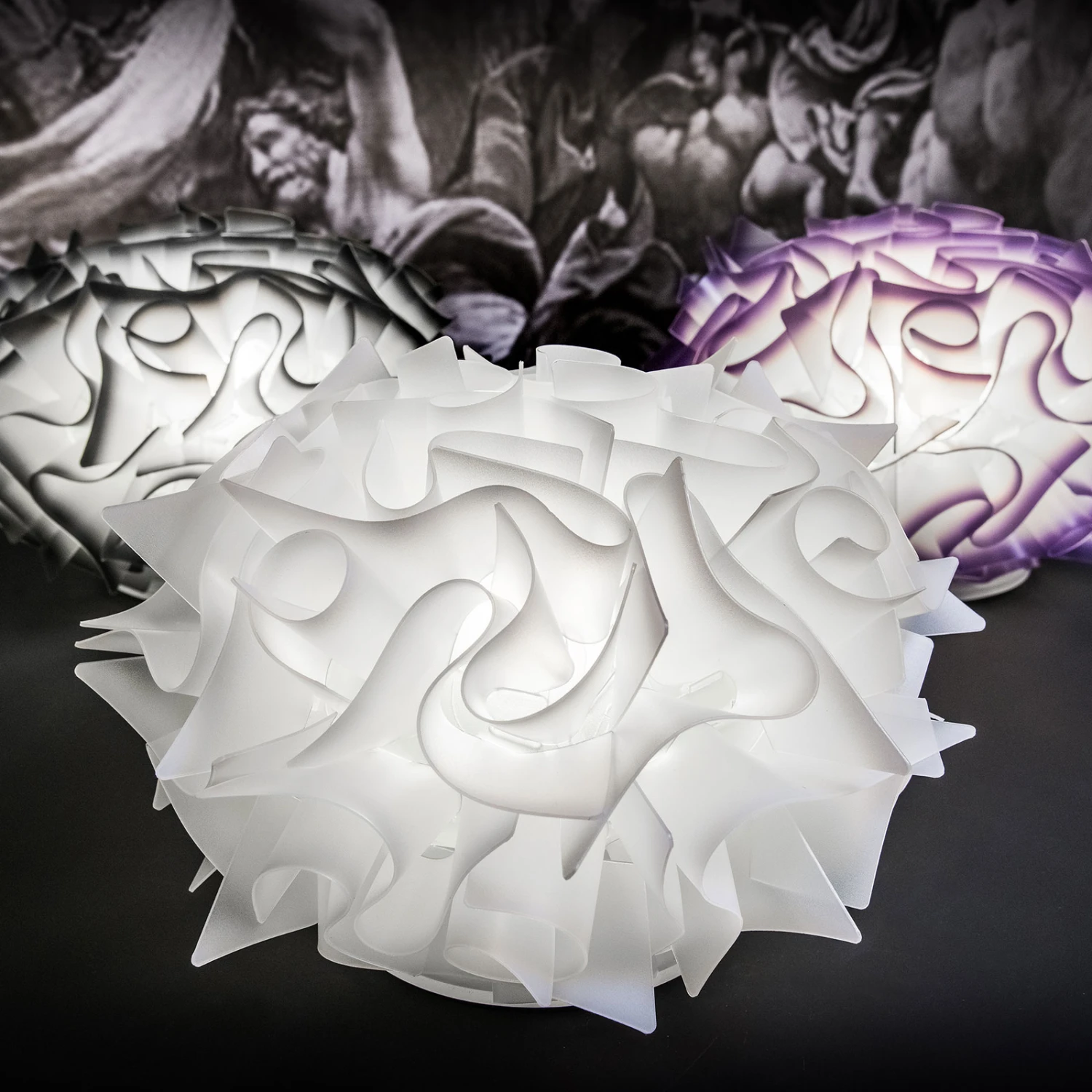 Slamp Veli Design-Tischleuchte Ø 32cm pflaume Slamp Veli Design-Tischleuchte Ø 32cm Pflaume -Slamp 8503251 7