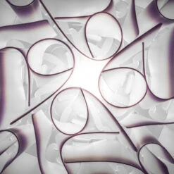 Slamp Veli Design-Tischleuchte Ø 32cm Pflaume 10 Slamp Veli Design-Tischleuchte Ø 32cm Pflaume -Slamp 8503251 8