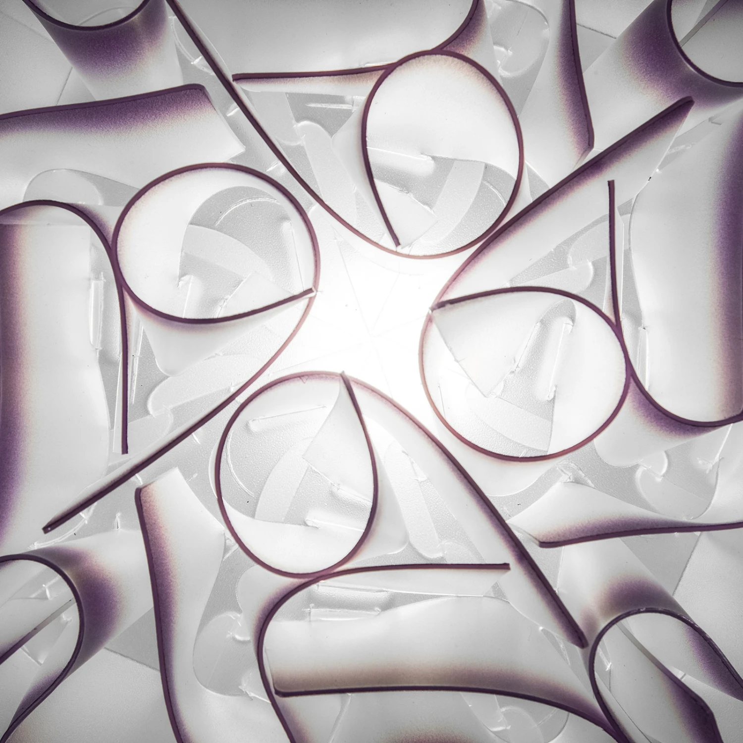 Slamp Veli Design-Tischleuchte Ø 32cm pflaume Slamp Veli Design-Tischleuchte Ø 32cm Pflaume -Slamp 8503251 8