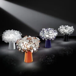 Slamp Clizia - Designer-Tischleuchte, Pflaume 4 Slamp Clizia - Designer-Tischleuchte, Pflaume -Slamp 8503256 2