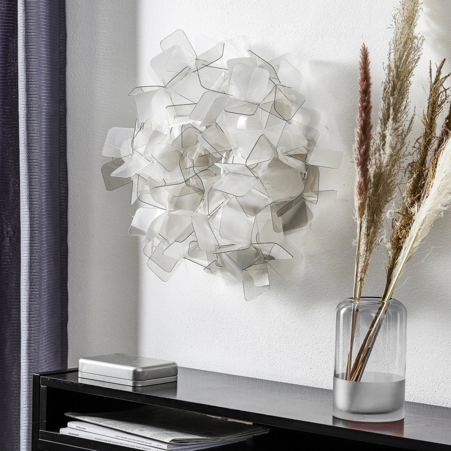 Slamp Clizia - Designer-Wandleuchte, rauchgrau Slamp Clizia - Designer-Wandleuchte, Rauchgrau -Slamp 8503318 2