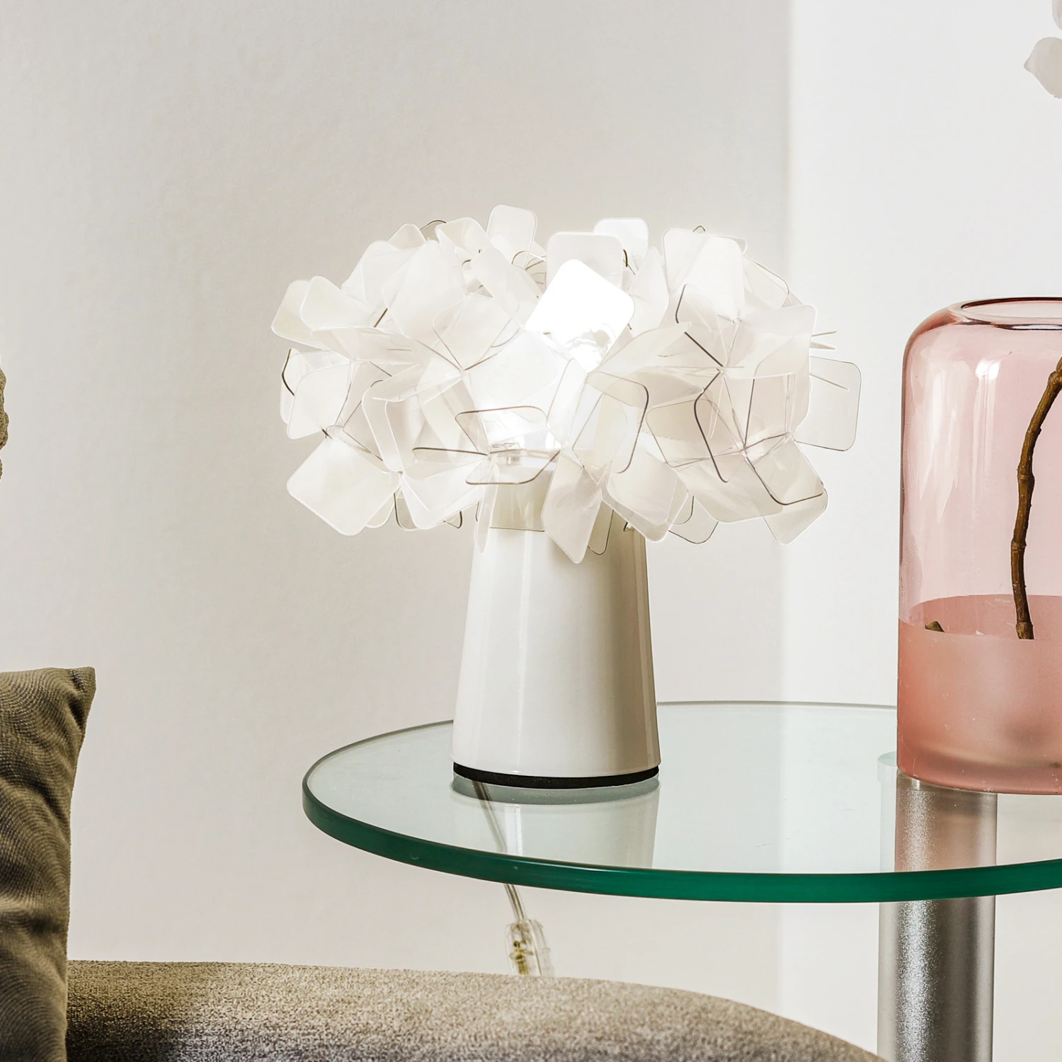 Slamp Clizia - Design-Tischleuchte, rauchgrau Slamp Clizia - Design-Tischleuchte, Rauchgrau -Slamp 8503319