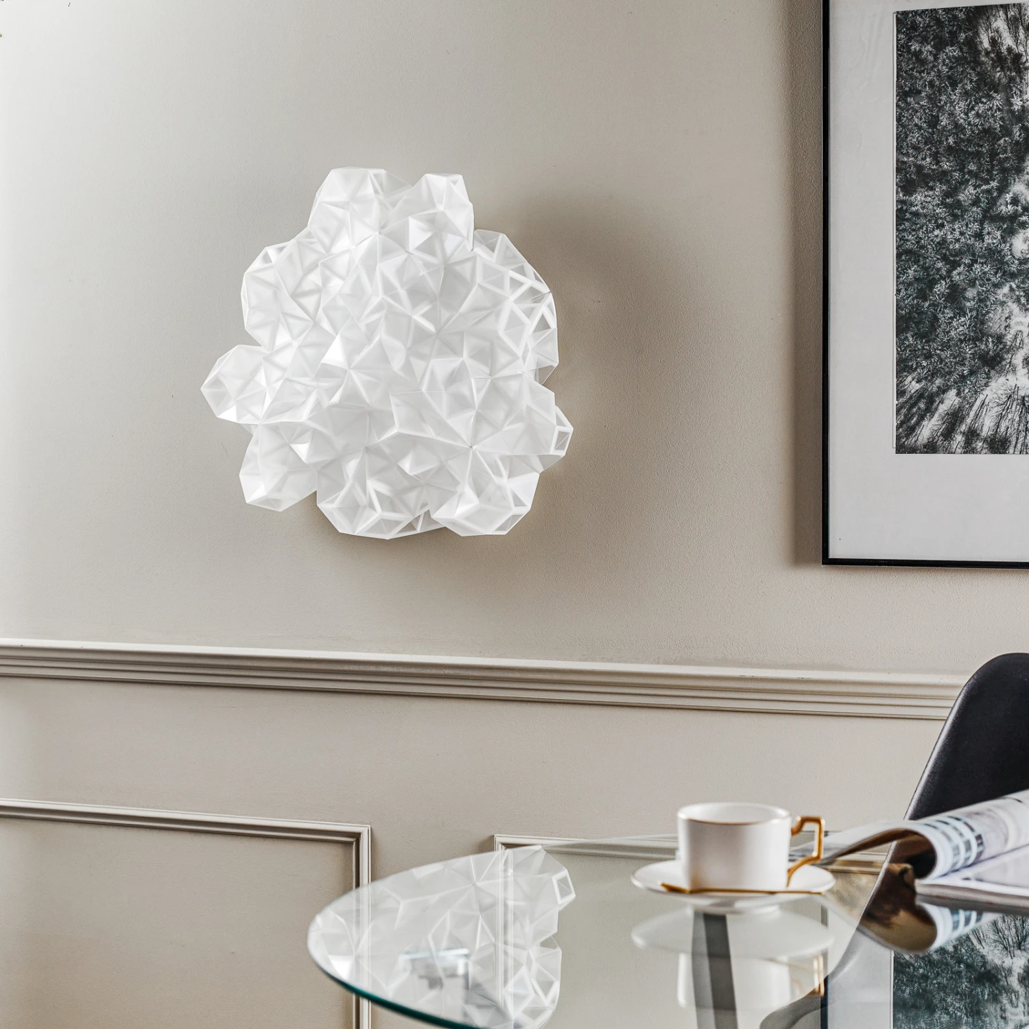 Slamp Drusa -Designer-Wandleuchte, weiß Slamp Drusa -Designer-Wandleuchte, Weiß -Slamp 8503322 2