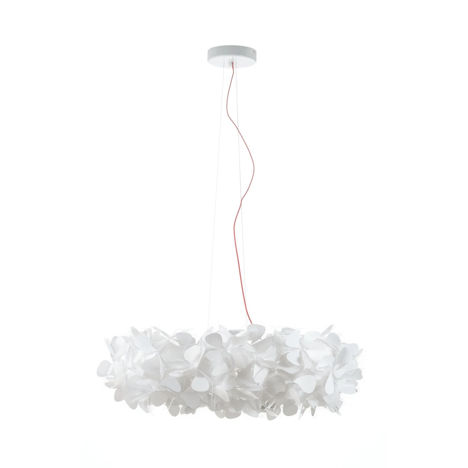 Slamp Clizia Mama Non Mama Pendel Ø78cm weiß/rot Slamp Clizia Mama Non Mama Pendel Ø78cm Weiß/rot -Slamp 8503339 5