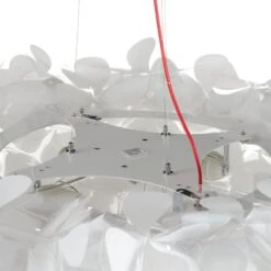 Slamp Clizia Mama Non Mama Pendel Ø78cm Weiß/rot 9 Slamp Clizia Mama Non Mama Pendel Ø78cm Weiß/rot -Slamp 8503339 7