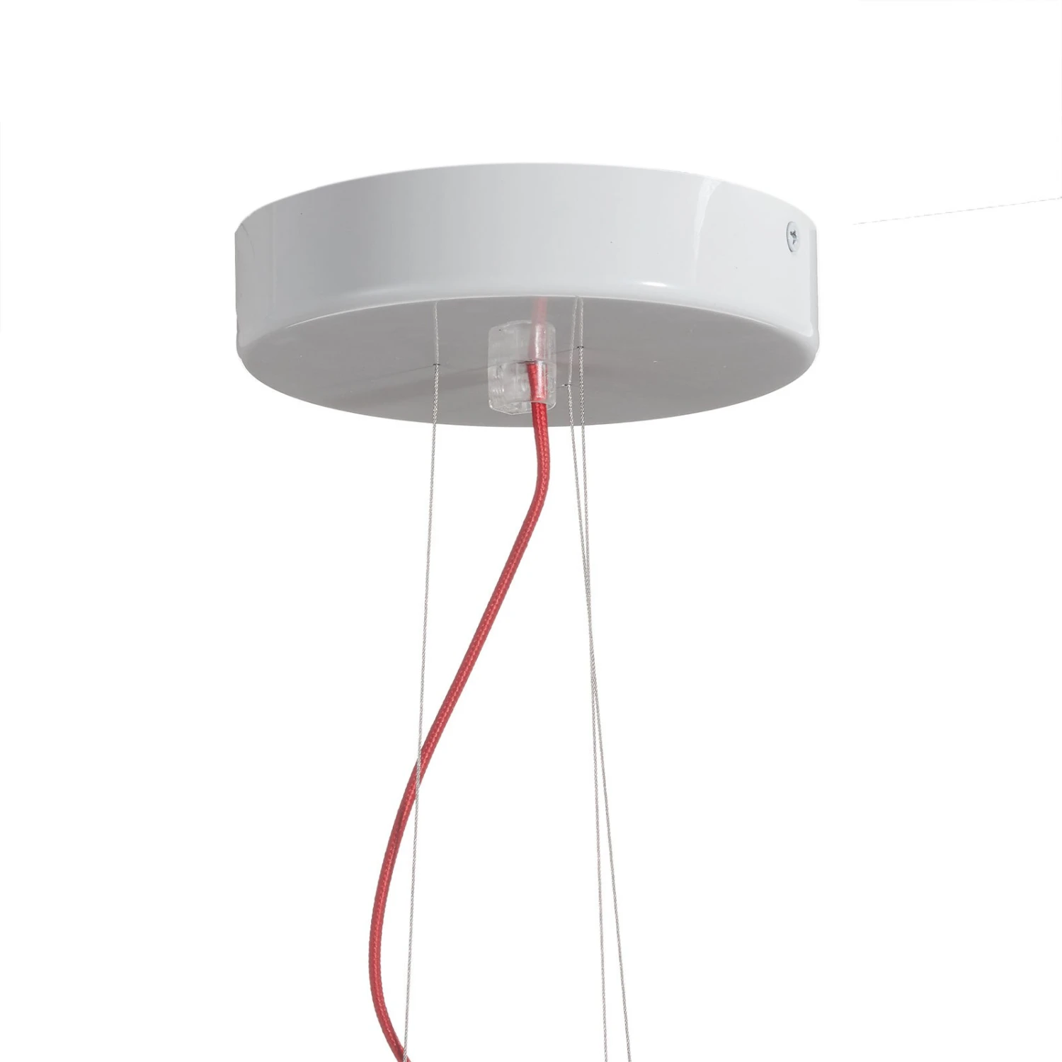 Slamp Clizia Mama Non Mama Pendel Ø78cm weiß/rot Slamp Clizia Mama Non Mama Pendel Ø78cm Weiß/rot -Slamp 8503339 8