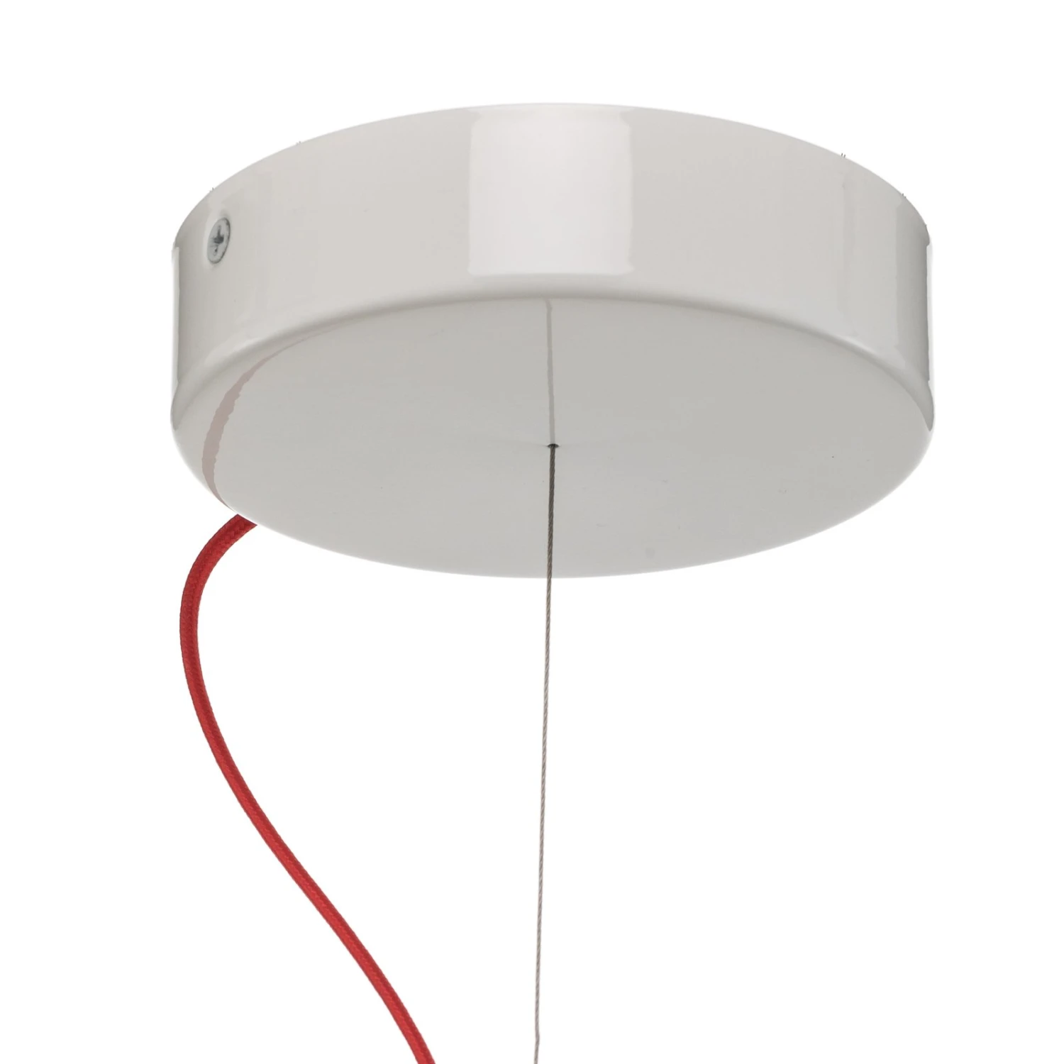 Slamp Clizia Mama Non Mama Pendel Ø53cm weiß/rot Slamp Clizia Mama Non Mama Pendel Ø53cm Weiß/rot -Slamp 8503340 8