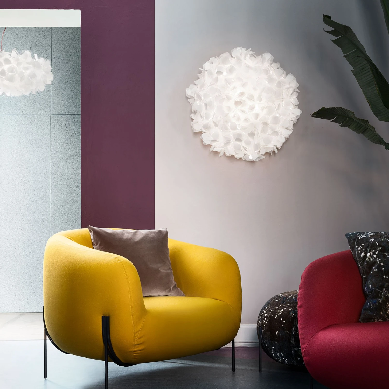 Slamp Clizia Mama Non Mama Wandlampe weiß Ø78cm Slamp Clizia Mama Non Mama Wandlampe Weiß Ø78cm -Slamp 8503342 4