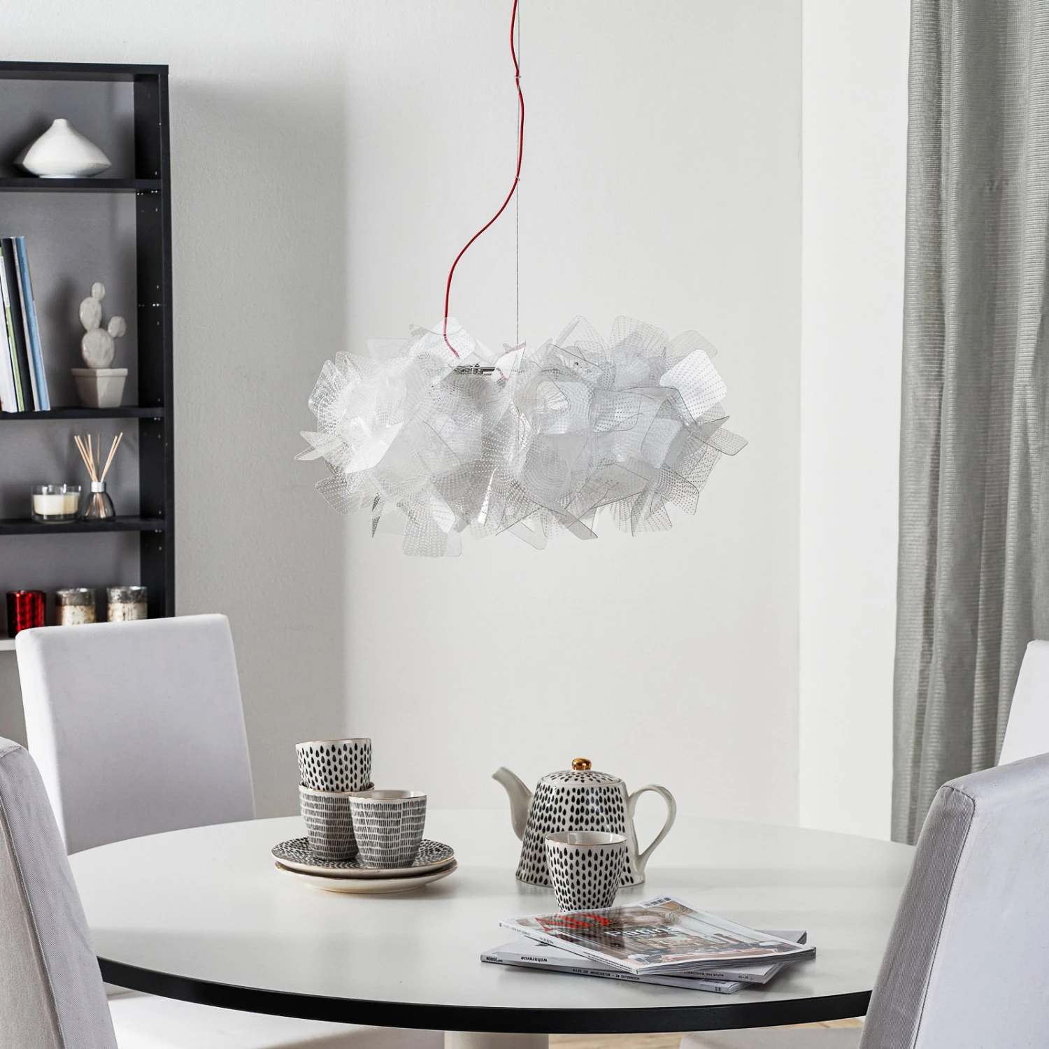 Slamp Clizia Pixel Hängelampe, Kabel rot, Ø 53 cm Slamp Clizia Pixel Hängelampe, Kabel Rot, Ø 53 Cm -Slamp 8503346 4