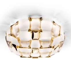 Slamp Mida Wandleuchte, 50 Cm, Weiß-gold