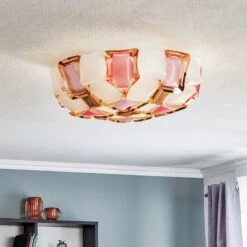 Slamp Mida Deckenleuchte, 50 Cm, Rosé