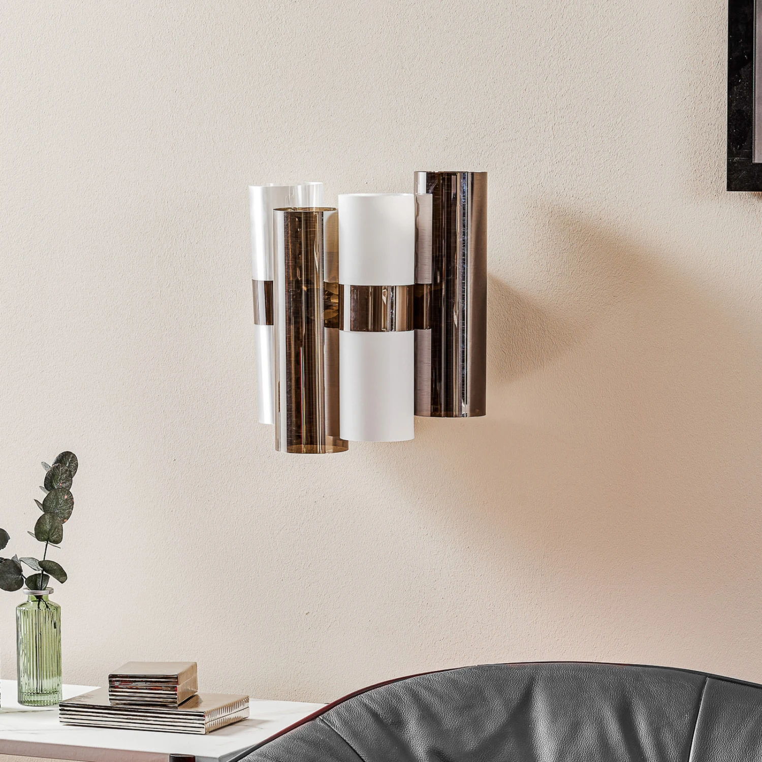 Slamp La Lollo Wandleuchte, zinnfarben-weiß Slamp La Lollo Wandleuchte, Zinnfarben-weiß -Slamp 8503369 2