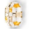Slamp Mida Wandleuchte, 32x32 Cm, Amber/weiß 1 Slamp Mida Wandleuchte, 32x32 Cm, Amber/weiß -Slamp 8503375