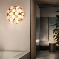 Slamp Mida Wandleuchte, 32x32 Cm, Amber/weiß 4 Slamp Mida Wandleuchte, 32x32 Cm, Amber/weiß -Slamp 8503375 2