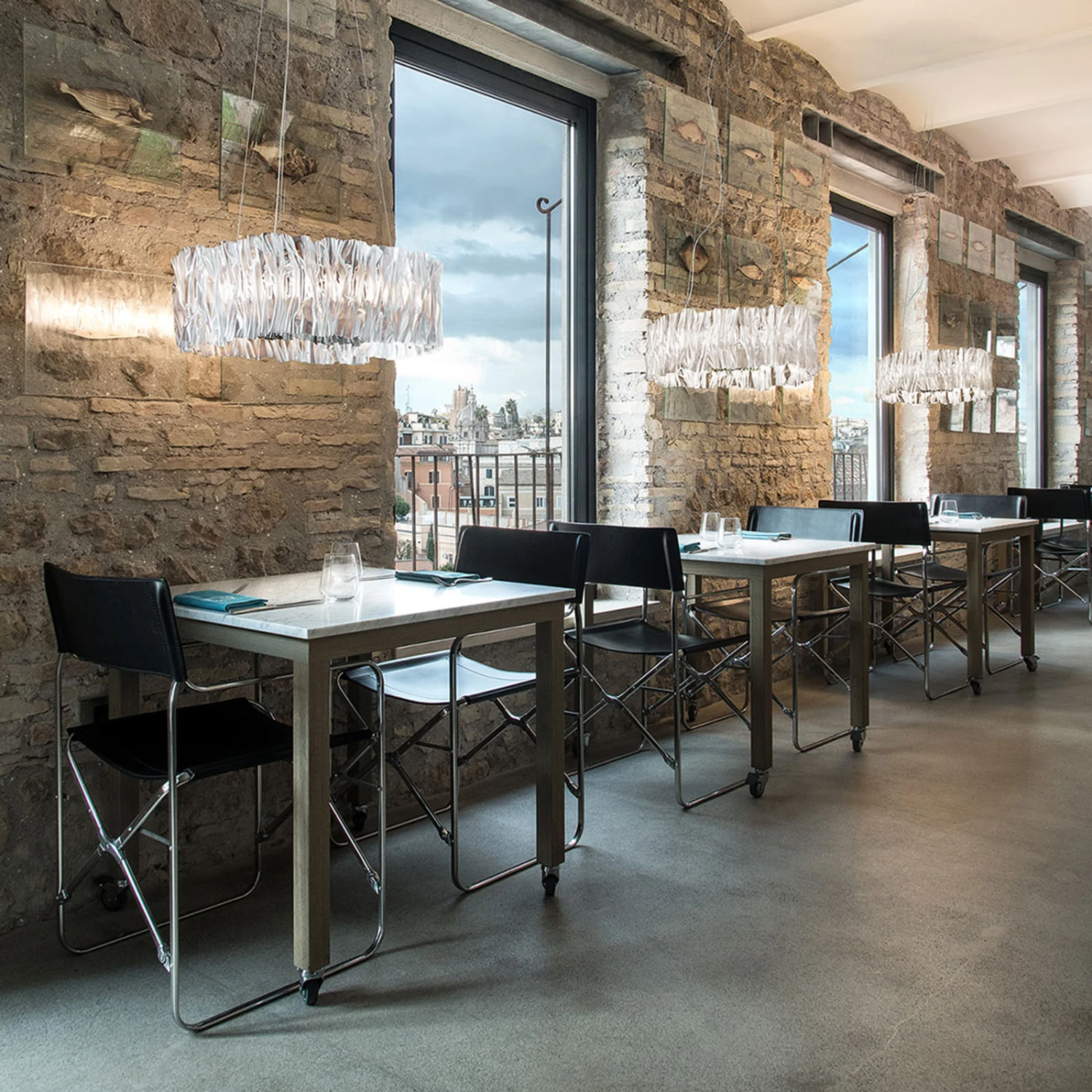 Slamp Accordéon LED-Hängeleuchte silber 2.700 K Slamp Accordéon LED-Hängeleuchte Silber 2.700 K -Slamp 8503378 2