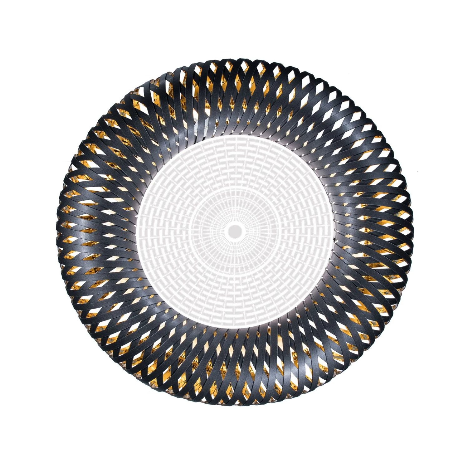 Slamp Kalatos Deckenleuchte, schwarz/gold/weiß Slamp Kalatos Deckenleuchte, Schwarz/gold/weiß -Slamp 8503382 1