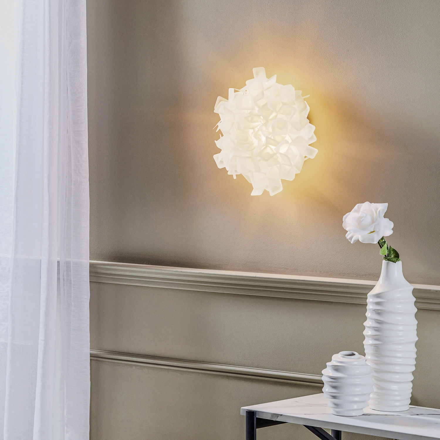 Slamp Clizia Deckenleuchte, Ø 32 cm, weiß Slamp Clizia Deckenleuchte, Ø 32 Cm, Weiß -Slamp 8503410 1