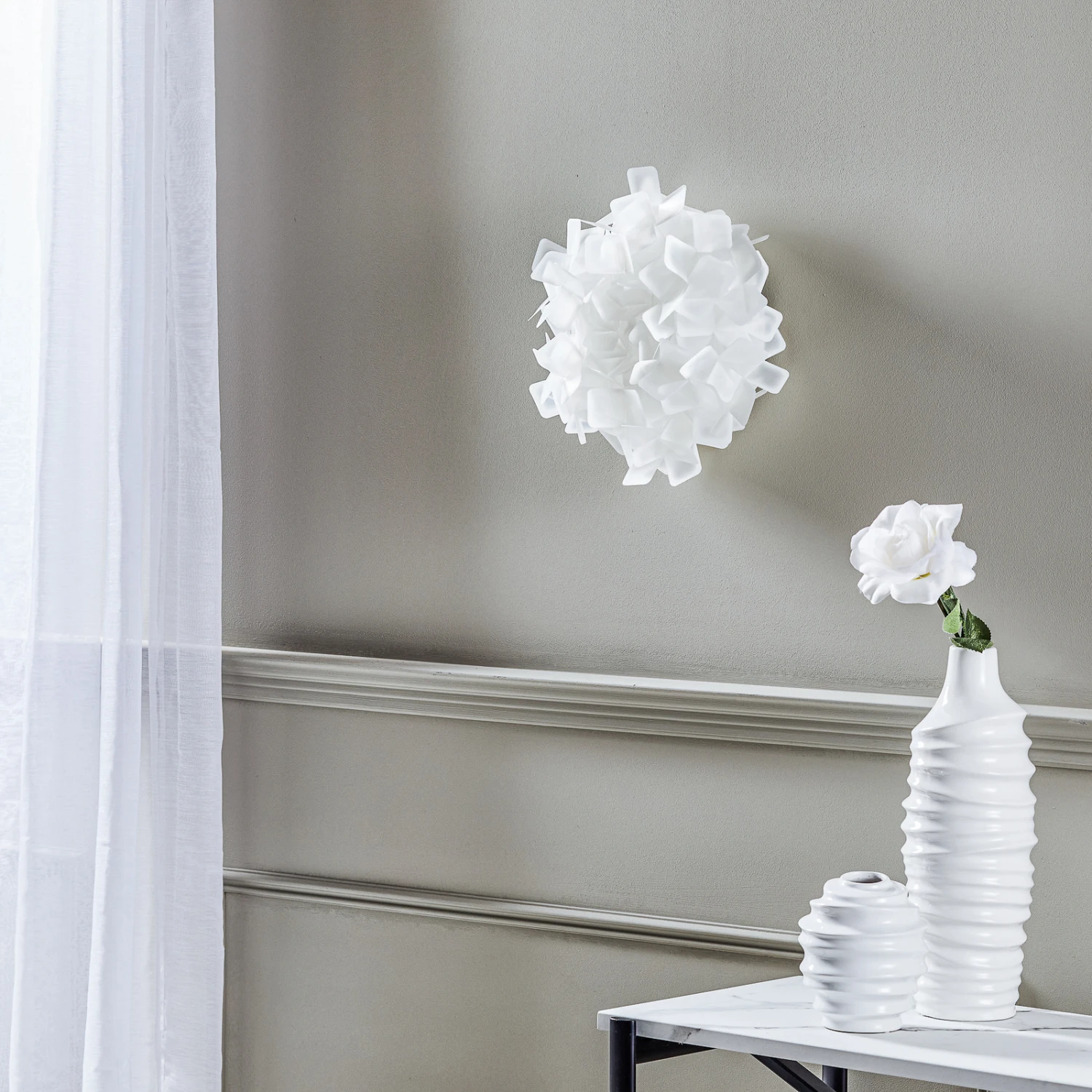 Slamp Clizia Deckenleuchte, Ø 32 cm, weiß Slamp Clizia Deckenleuchte, Ø 32 Cm, Weiß -Slamp 8503410 2