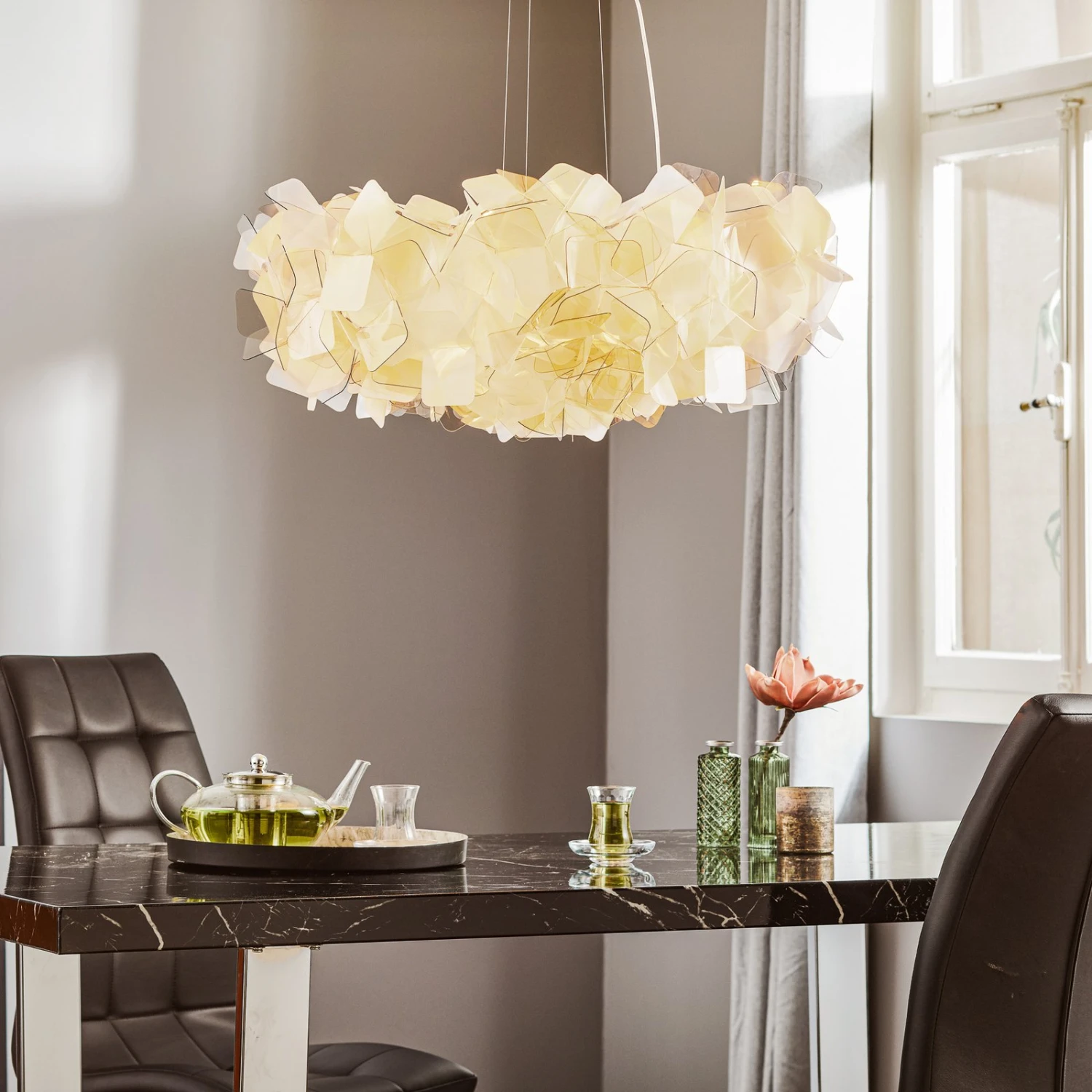 Slamp Clizia Hängeleuchte, Ø 78 cm, fumé Slamp Clizia Hängeleuchte, Ø 78 Cm, Fumé -Slamp 8503412 1