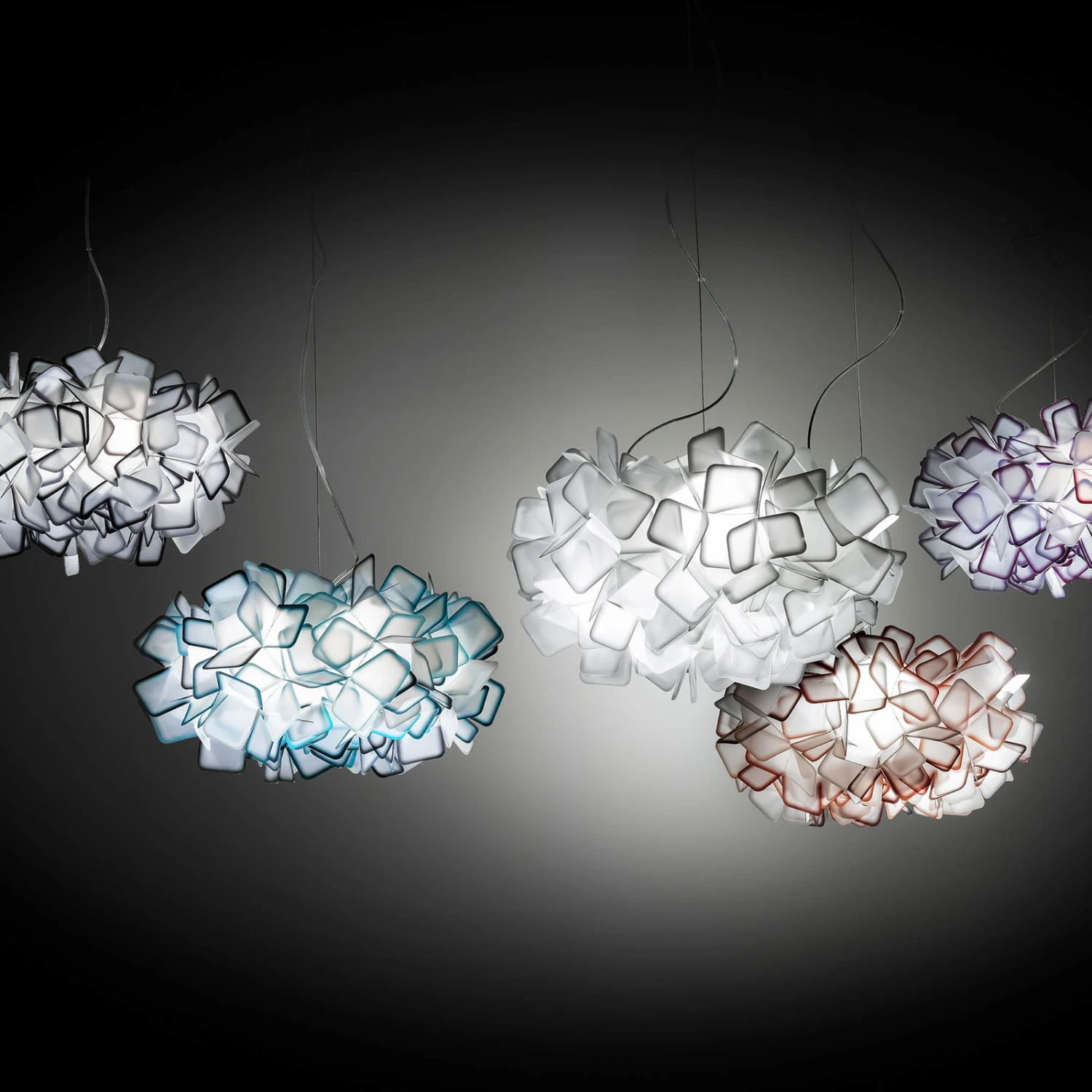 Slamp Clizia Hängeleuchte, Ø 78 cm, violett Slamp Clizia Hängeleuchte, Ø 78 Cm, Violett -Slamp 8503414 2