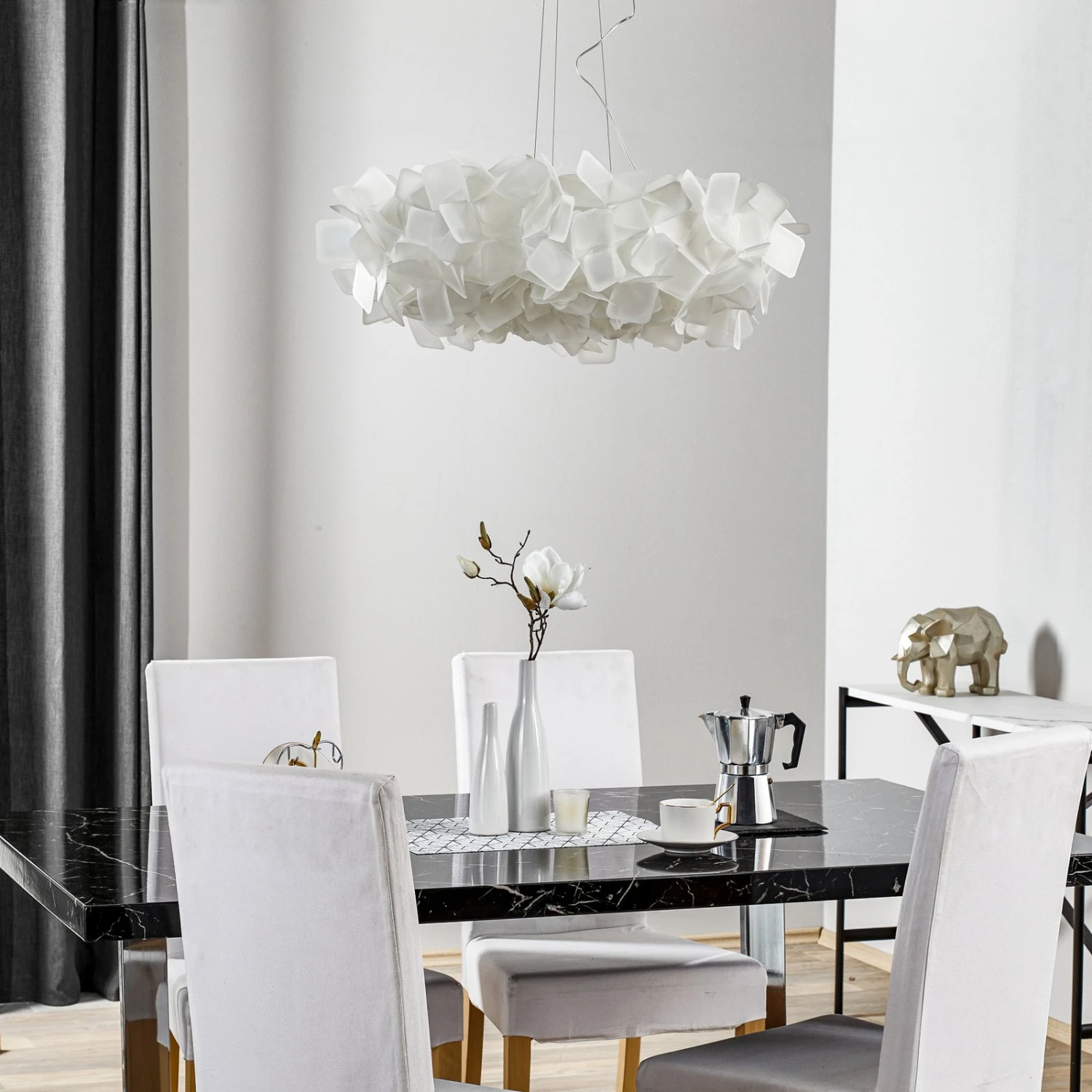 Slamp Clizia Hängeleuchte, Ø 78 cm, weiß Slamp Clizia Hängeleuchte, Ø 78 Cm, Weiß -Slamp 8503415 2